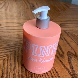 PINK. Brand. Lotion. Sun Kissed